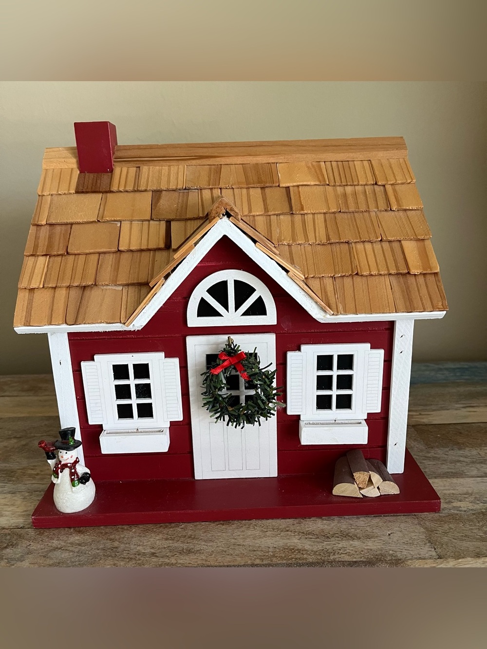 NEW Home Bazaar Victorian Christmas Cape Bird House
